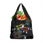 NAIDOC 2024 Indigenous Aboriginal Grocery Bag The Fire Burns Forever