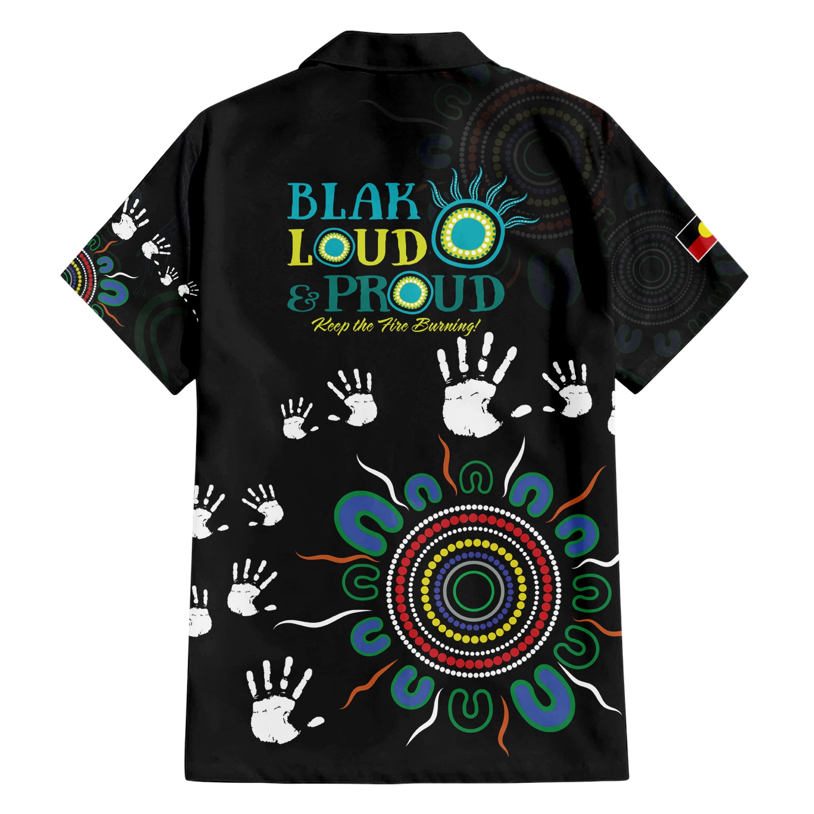NAIDOC 2024 Indigenous Aboriginal Hawaiian Shirt The Fire Burns Forever