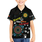 NAIDOC 2024 Indigenous Aboriginal Hawaiian Shirt The Fire Burns Forever