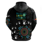 NAIDOC 2024 Indigenous Aboriginal Hoodie The Fire Burns Forever