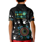 NAIDOC 2024 Indigenous Aboriginal Kid Polo Shirt The Fire Burns Forever