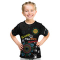 NAIDOC 2024 Indigenous Aboriginal Kid T Shirt The Fire Burns Forever