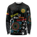 NAIDOC 2024 Indigenous Aboriginal Long Sleeve Shirt The Fire Burns Forever