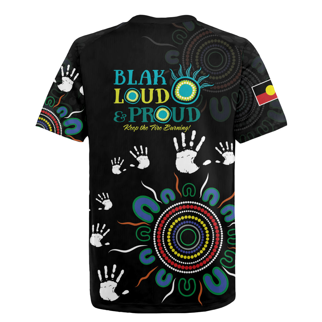 NAIDOC 2024 Indigenous Aboriginal Rugby Jersey The Fire Burns Forever