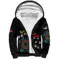 NAIDOC 2024 Indigenous Aboriginal Sherpa Hoodie The Fire Burns Forever