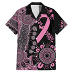 Personalised Aboriginal Ribbons Family Matching Mermaid Dress and Hawaiian Shirt Beautiful Butterflies Breast Cancer Awareness