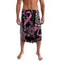 Personalised Aboriginal Ribbons Lavalava Beautiful Butterflies Breast Cancer Awareness