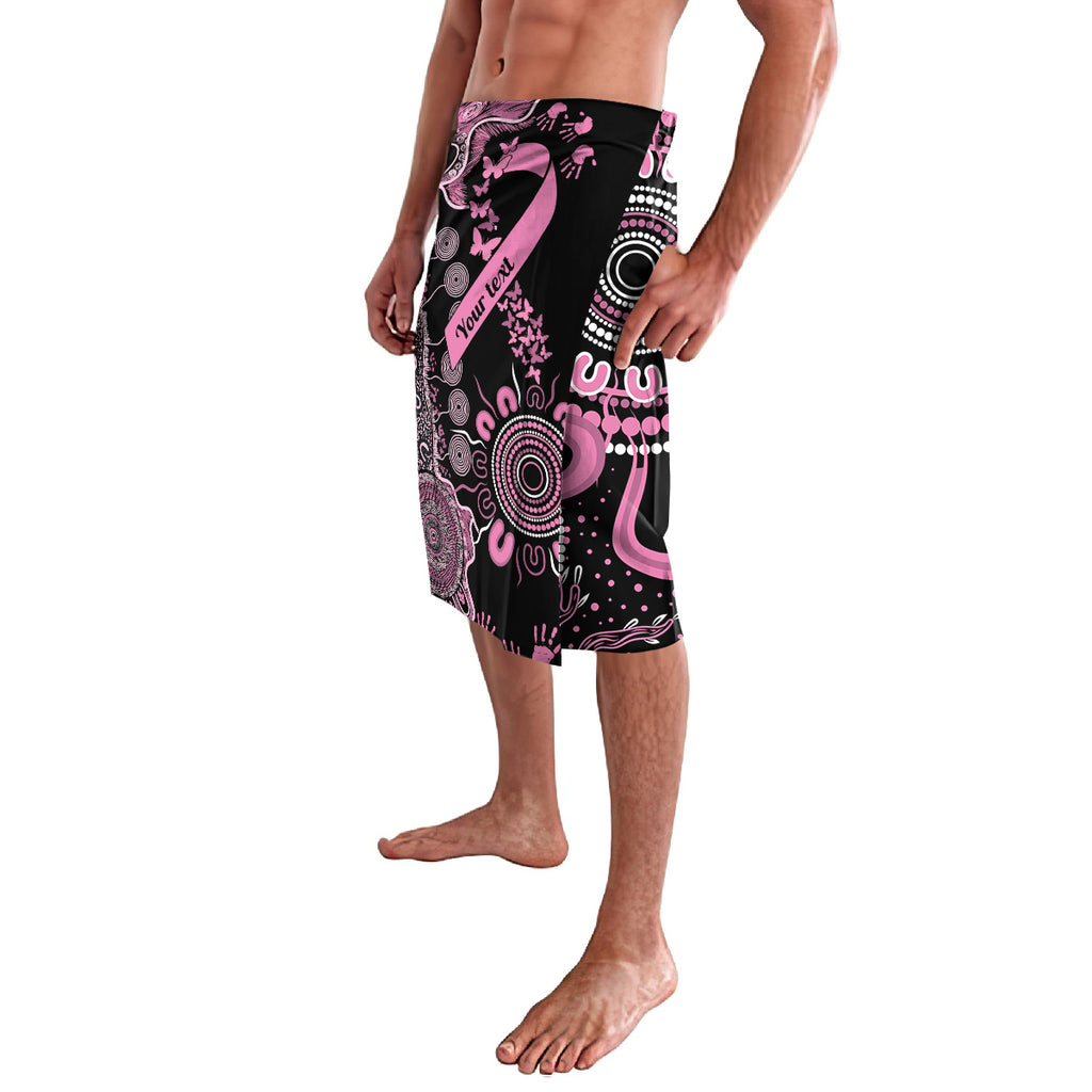 Personalised Aboriginal Ribbons Lavalava Beautiful Butterflies Breast Cancer Awareness