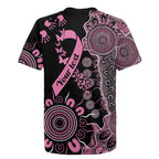 Personalised Aboriginal Ribbons Rugby Jersey Beautiful Butterflies Breast Cancer Awareness