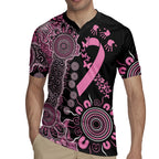 Personalised Aboriginal Ribbons Rugby Jersey Beautiful Butterflies Breast Cancer Awareness