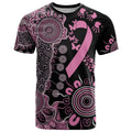 Personalised Aboriginal Ribbons T Shirt Beautiful Butterflies Breast Cancer Awareness