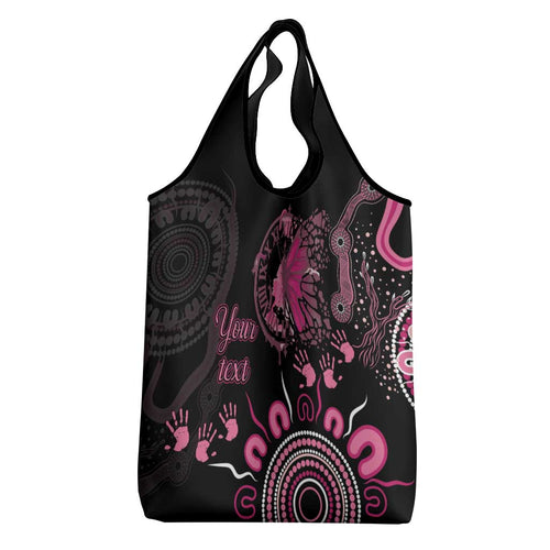 Personalised Aboriginal Ribbons Grocery Bag Think Pink Butterfly Art Wall Clock Breast Cancer