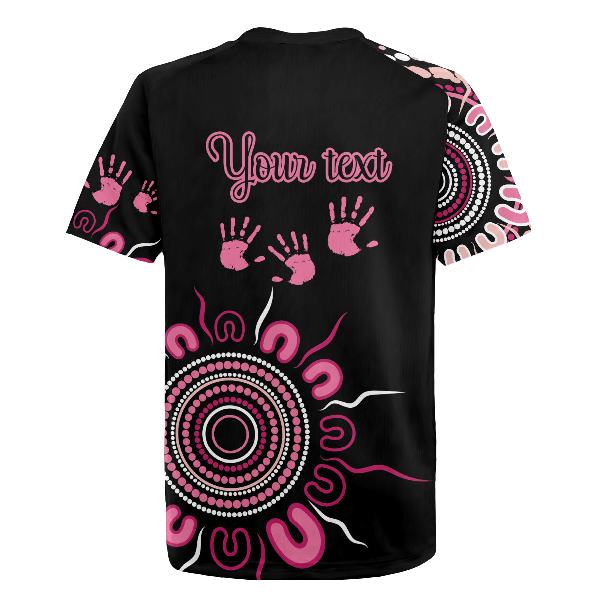 Personalised Aboriginal Ribbons Rugby Jersey Think Pink Butterfly Art Wall Clock Breast Cancer