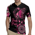 Personalised Aboriginal Ribbons Rugby Jersey Think Pink Butterfly Art Wall Clock Breast Cancer