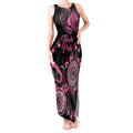 Personalised Aboriginal Ribbons Tank Maxi Dress Think Pink Butterfly Art Wall Clock Breast Cancer