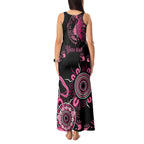 Personalised Aboriginal Ribbons Tank Maxi Dress Think Pink Butterfly Art Wall Clock Breast Cancer