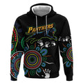 Personalised Panthers Aboriginal Dot Hoodie Go the Mighty Panthers
