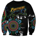 Personalised Panthers Aboriginal Dot Sweatshirt Go the Mighty Panthers