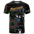 Personalised Panthers Aboriginal Dot T Shirt Go the Mighty Panthers