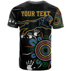 Personalised Panthers Aboriginal Dot T Shirt Go the Mighty Panthers