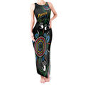 Personalised Panthers Aboriginal Dot Tank Maxi Dress Go the Mighty Panthers