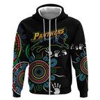 Personalised Panthers Aboriginal Dot Zip Hoodie Go the Mighty Panthers