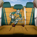 Custom Australia Rugby Back Car Seat Cover Wallabies Mascots Sporty Version