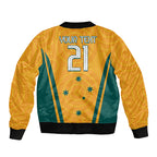 Custom Australia Rugby Bomber Jacket Wallabies Mascots Sporty Version
