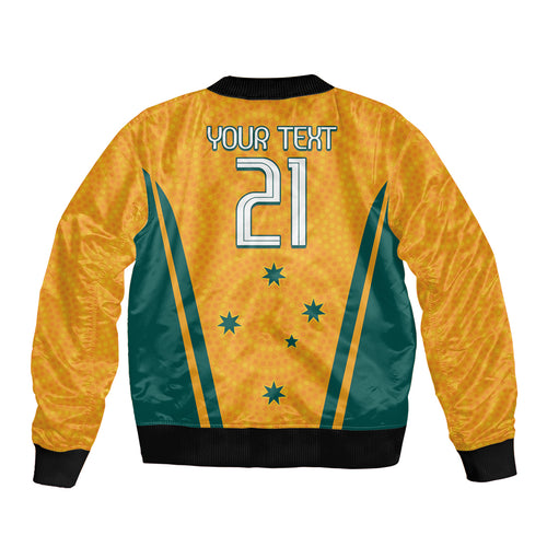 Custom Australia Rugby Bomber Jacket Wallabies Mascots Sporty Version