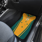 Custom Australia Rugby Car Mats Wallabies Mascots Sporty Version