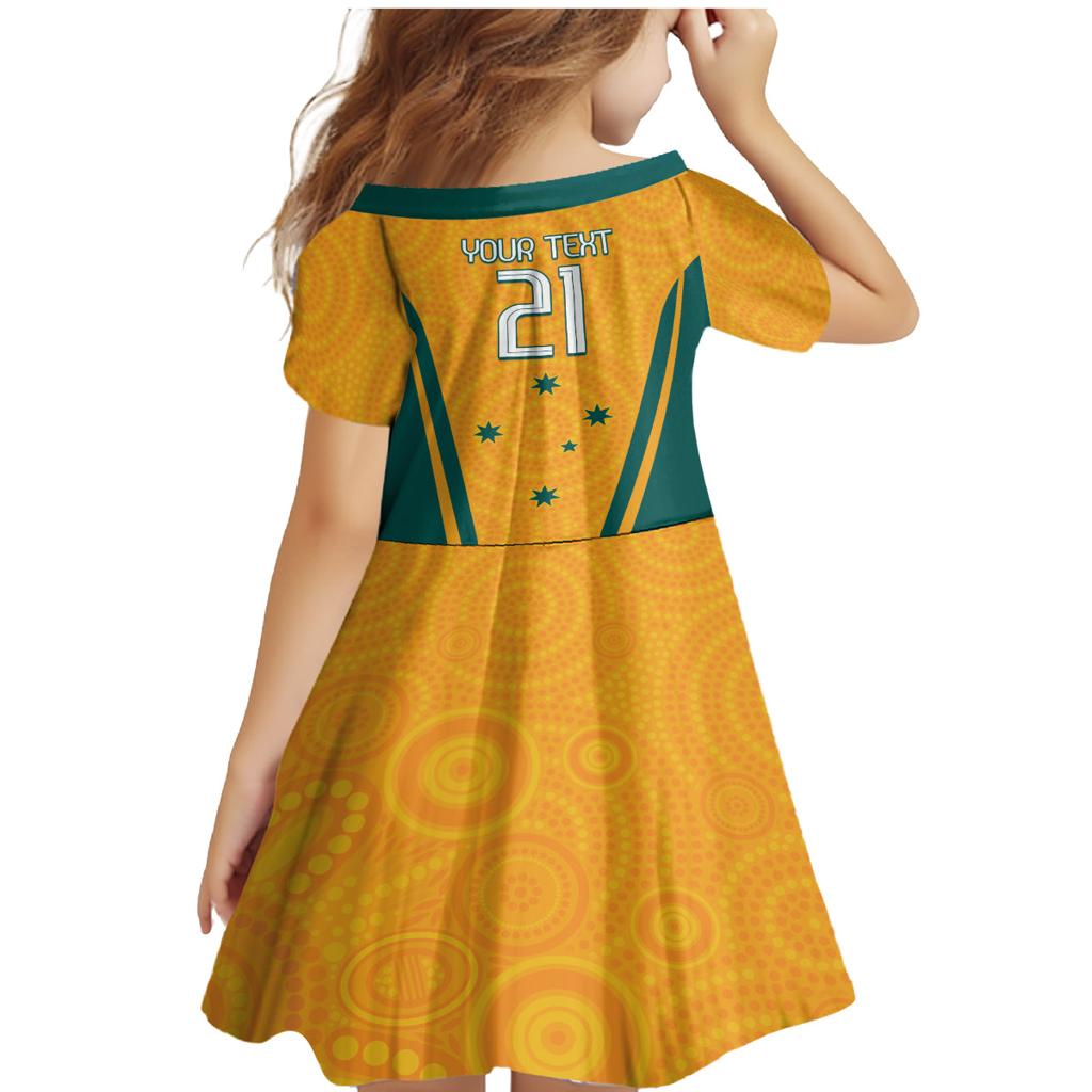 Custom Australia Rugby Family Matching Mermaid Dress and Hawaiian Shirt Wallabies Mascots Sporty Version