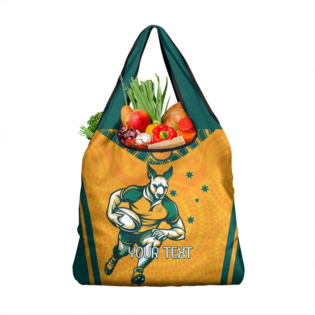 Custom Australia Rugby Grocery Bag Wallabies Mascots Sporty Version