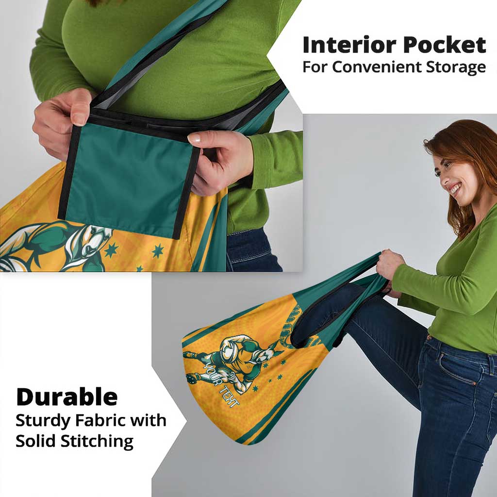 Custom Australia Rugby Grocery Bag Wallabies Mascots Sporty Version