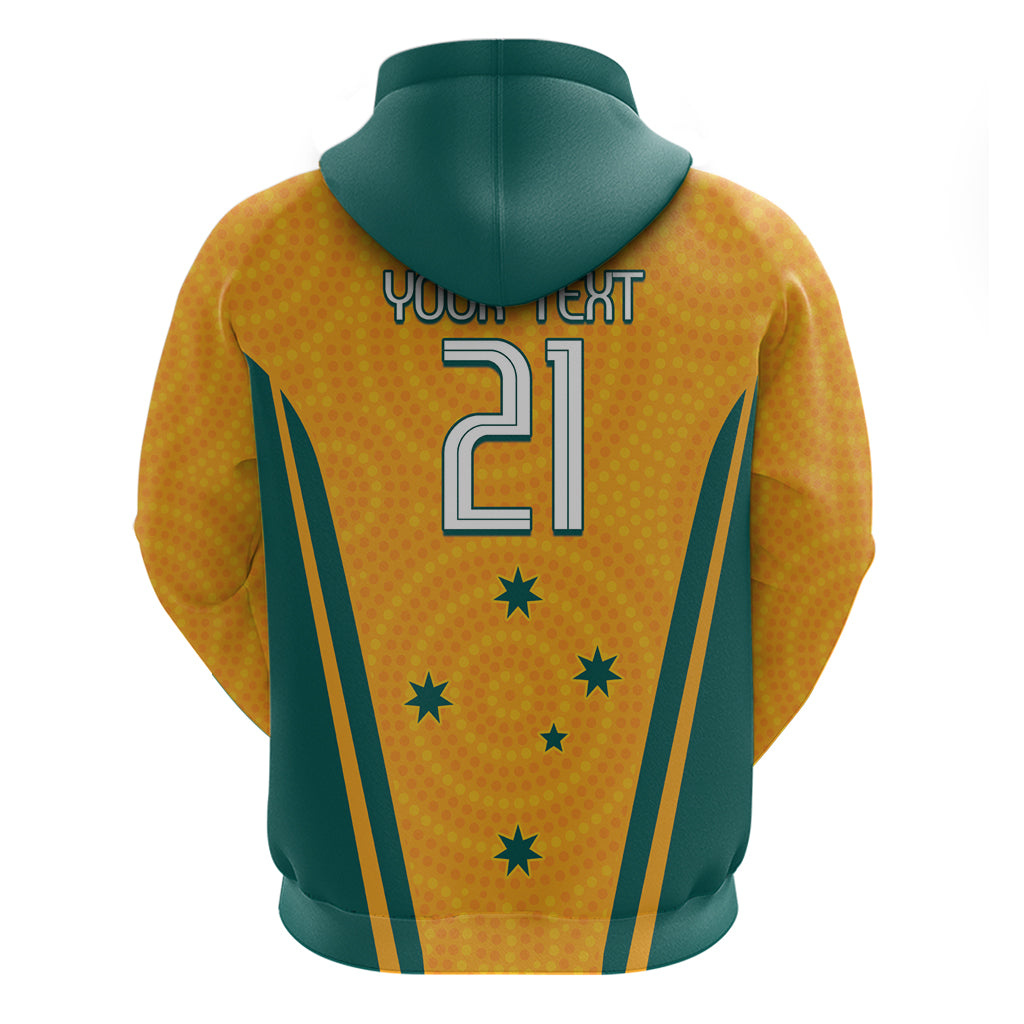 Custom Australia Rugby Hoodie Wallabies Mascots Sporty Version