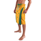 Custom Australia Rugby Lavalava Wallabies Mascots Sporty Version