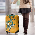 Custom Australia Rugby Luggage Cover Wallabies Mascots Sporty Version