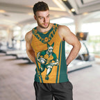 Custom Australia Rugby Men Tank Top Wallabies Mascots Sporty Version