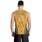 Custom Australia Rugby Men Tank Top Wallabies Mascots Sporty Version