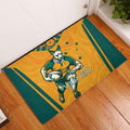 Custom Australia Rugby Rubber Doormat Wallabies Mascots Sporty Version