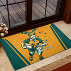Custom Australia Rugby Rubber Doormat Wallabies Mascots Sporty Version