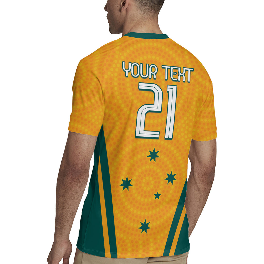 Custom Australia Rugby Rugby Jersey Wallabies Mascots Sporty Version