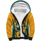 Custom Australia Rugby Sherpa Hoodie Wallabies Mascots Sporty Version