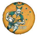 Custom Australia Rugby Spare Tire Cover Wallabies Mascots Sporty Version