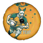 Custom Australia Rugby Spare Tire Cover Wallabies Mascots Sporty Version