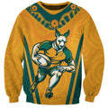 Custom Australia Rugby Sweatshirt Wallabies Mascots Sporty Version