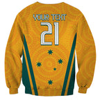 Custom Australia Rugby Sweatshirt Wallabies Mascots Sporty Version