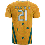 Custom Australia Rugby T Shirt Wallabies Mascots Sporty Version