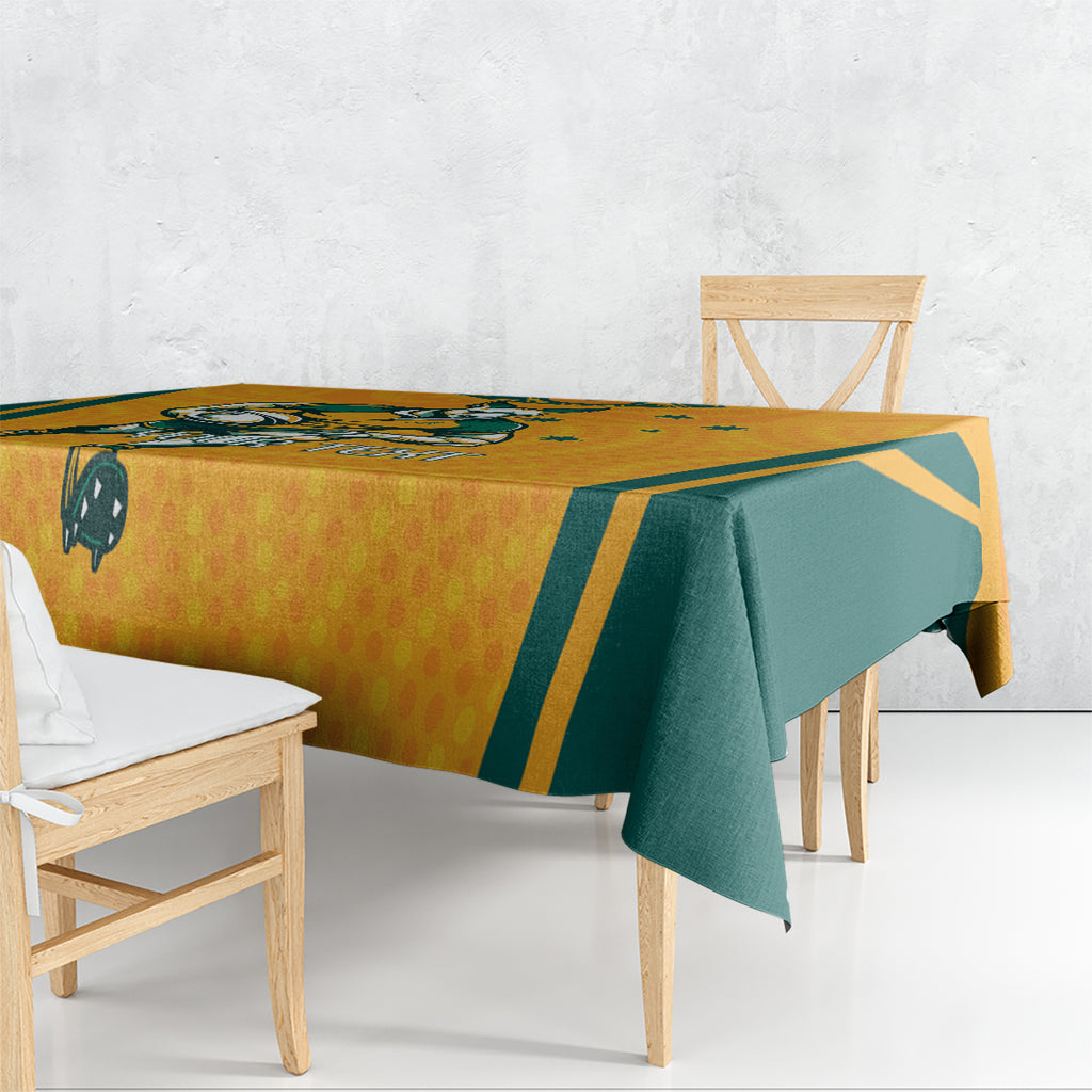 Custom Australia Rugby Tablecloth Wallabies Mascots Sporty Version