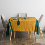 Custom Australia Rugby Tablecloth Wallabies Mascots Sporty Version