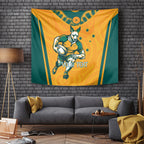 Custom Australia Rugby Tapestry Wallabies Mascots Sporty Version